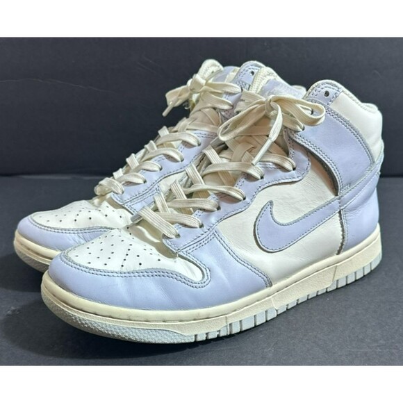 Nike Shoes - Nike Dunk High "Football Grey", Sail, & Pale Ivory Sneakers Women's Size 8
